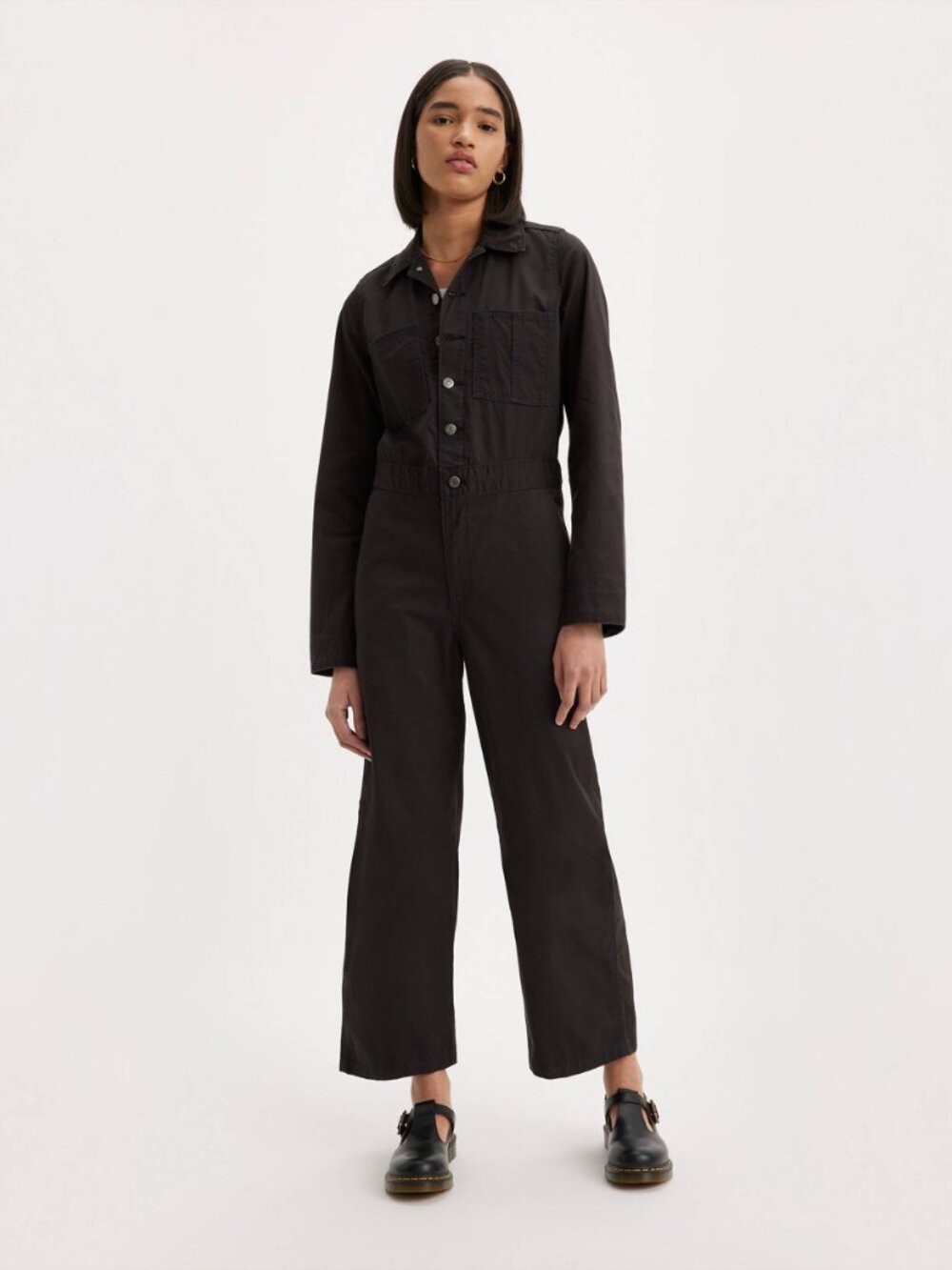 Levi's Standard Fit Iconic black Jumpsuit Size XS New with tags